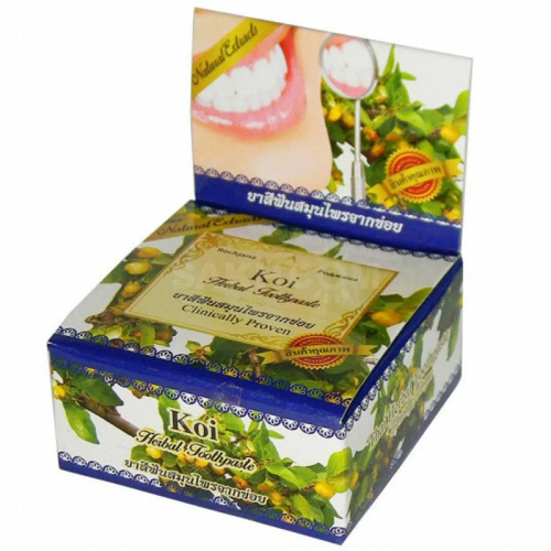Зубная паста Rochjana Asiatic Toothpaste с экстрактом азиатских трав (отбеливающая) 30 г