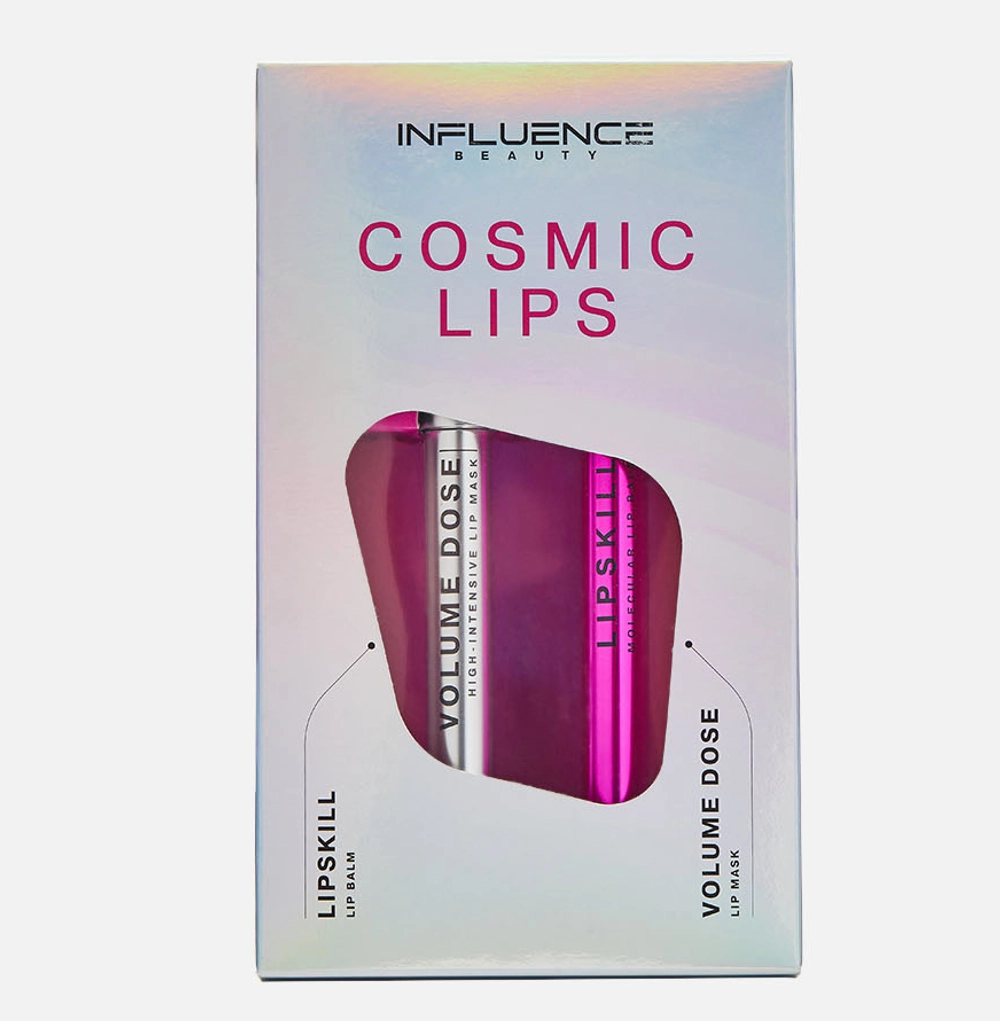 INFLUENCE Cosmic Eyes Подарочный набор Тушь Singularity + Глиттер Glitter Dose