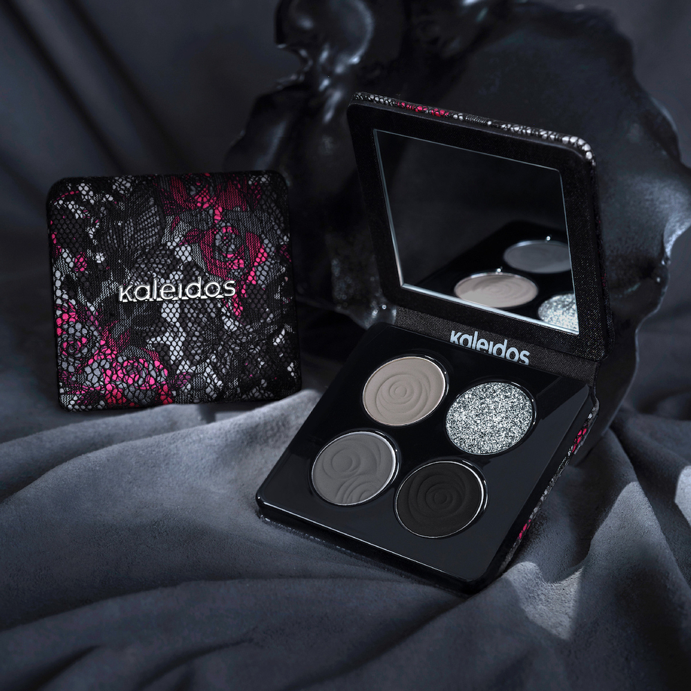 Kaleidos MakeUp Black Jasmine Eyeshadow Quad