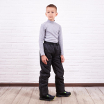 Штаны для мальчиков болоньевые, однотонные, с принтом, р. 40 Арт. 389946