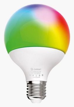 Лампа светодиодная с управлением через Wi-Fi Zetton Smart Wi-Fi Bulb E27 10Вт 2700-6500K ZTSHLBRGBCWE271RU