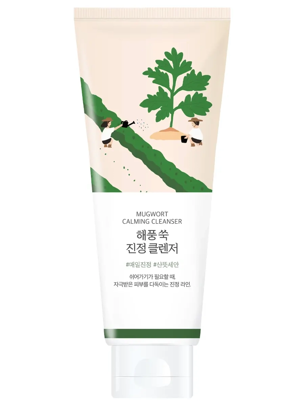 Round Lab Успокаивающая пенка для умывания с экстрактом полыни Mugwort Calming Cleanser 150 мл