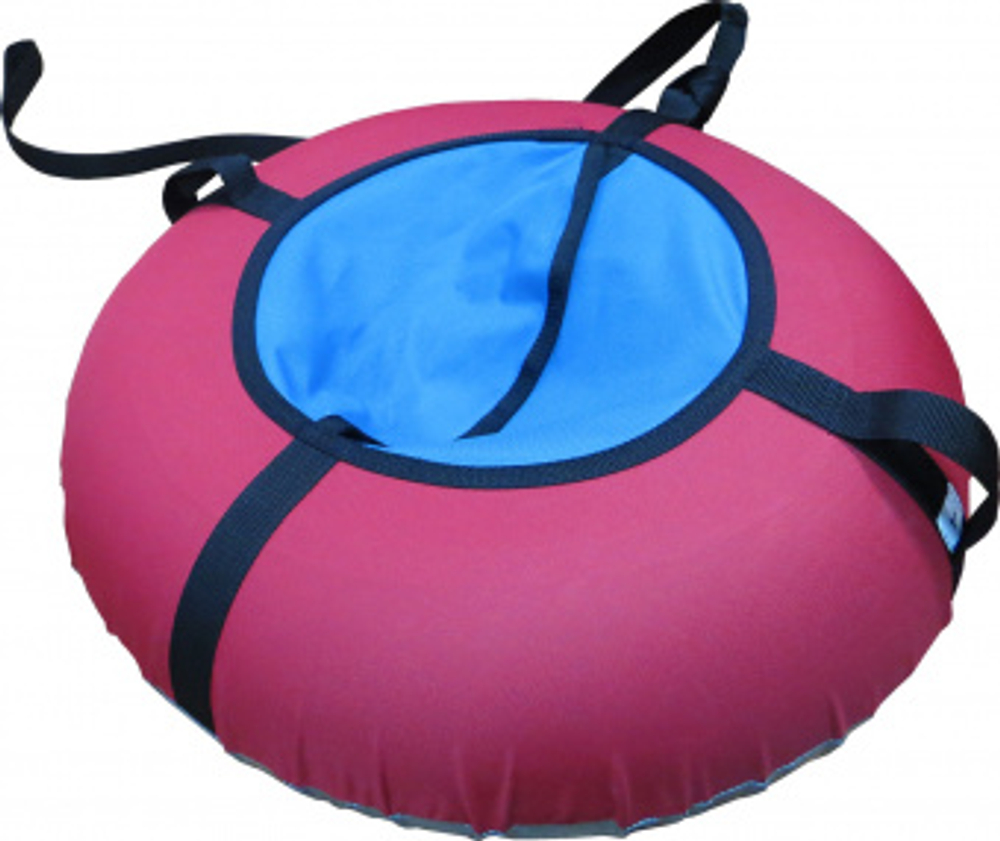 Санки надувные "Ватрушка" 100х75 см, из тентованной ткани с лепестками