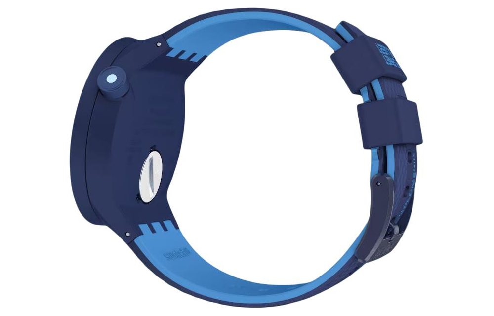 SWATCH Unisex 47mm Blue Watch SB01N101