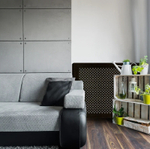 Экран для радиатора Стильный дом De Luxe v531887 Глория черный 1200х600 мм