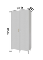 Спальня Толедо Шкаф 2-х ств. ТШ-21