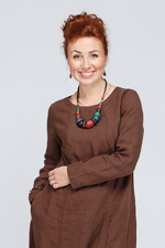 *9/1 платье (коричневый)
