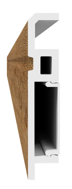 Напольный плинтус ПВХ Foresta Aviv Дуб Робуста FA 005 2000х70х13 мм