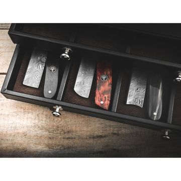 Опасная бритва Boker 140610DAM Damascus Curly Birch 6/8