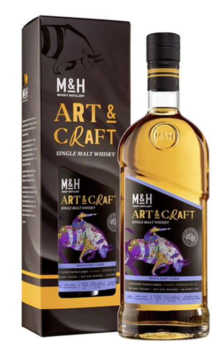 Виски M&H Art & Craft White Port Dessert Wine Casks, 0.7 л.