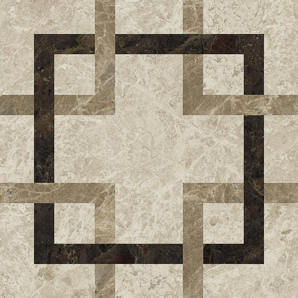 Плитка Виктори Линк Вставка 80x80 Рет (1.28 кв.м.) PS-00011598