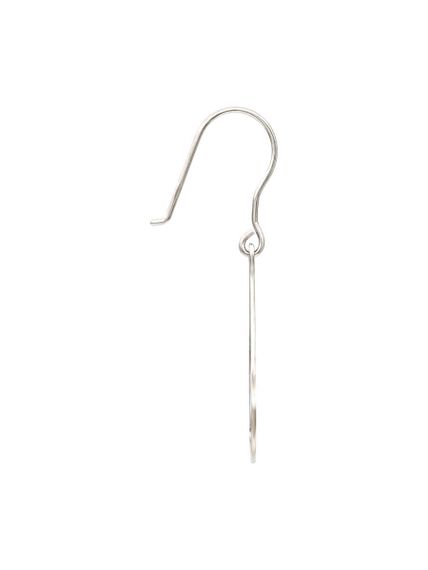 Серьги Золотое сечение Фибоначчи из серебра, вид сбоку