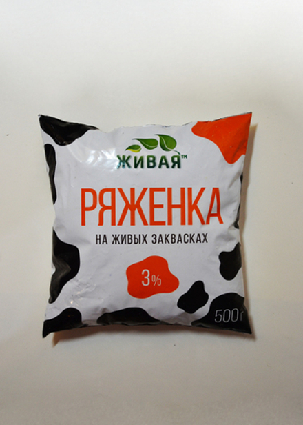 Ряженка на живых заквасках 3%