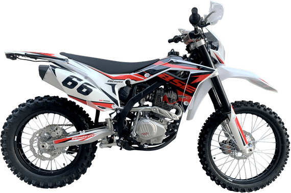 Мотоцикл кроссовый эндуро BSE Z4 Red 66