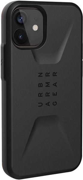 Чехол-накладка UAG Civilian для Apple iPhone 12 mini 5.4" черный (Black) 11234D114040