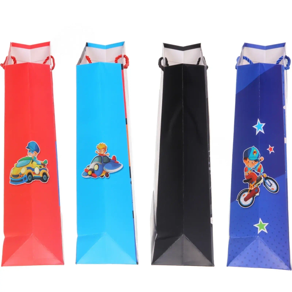 Пакет подарочный «Весёлый транспорт» 26*32*10 см, микс