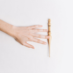 Деревянный крючок для вязания из древесины клена 3.5 мм. K312