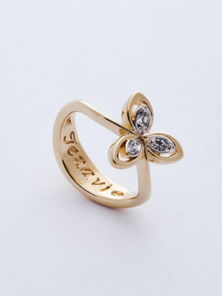 "Гревен" кольцо в золотом покрытии из коллекции "Paris" от Jenavi