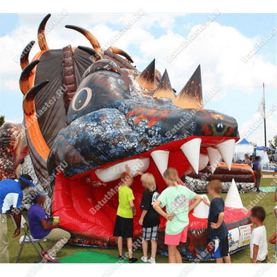 Коммерческий надувной батут "Мега - дракон"