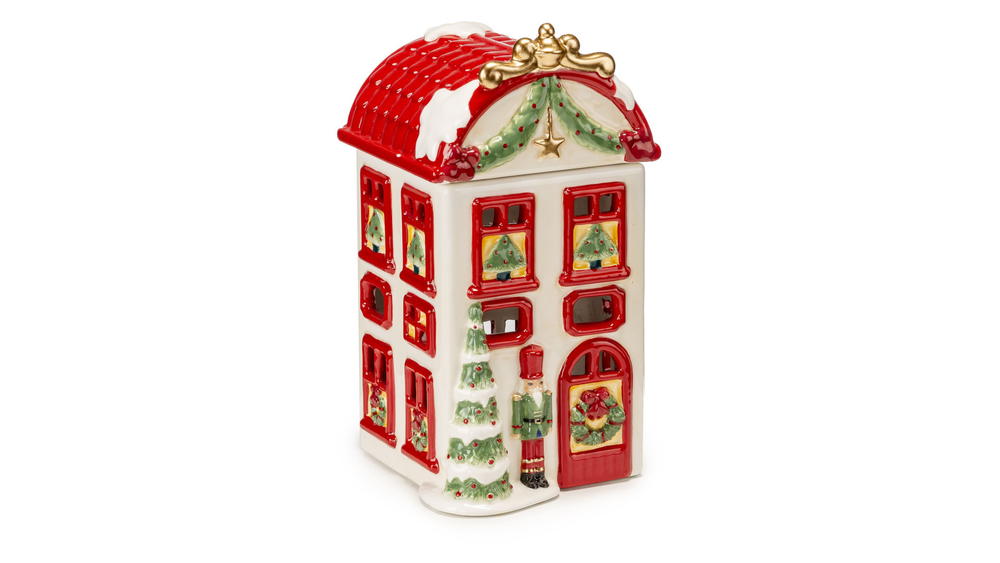 Банка для печенья 20.5см Lamart Рождественский домик