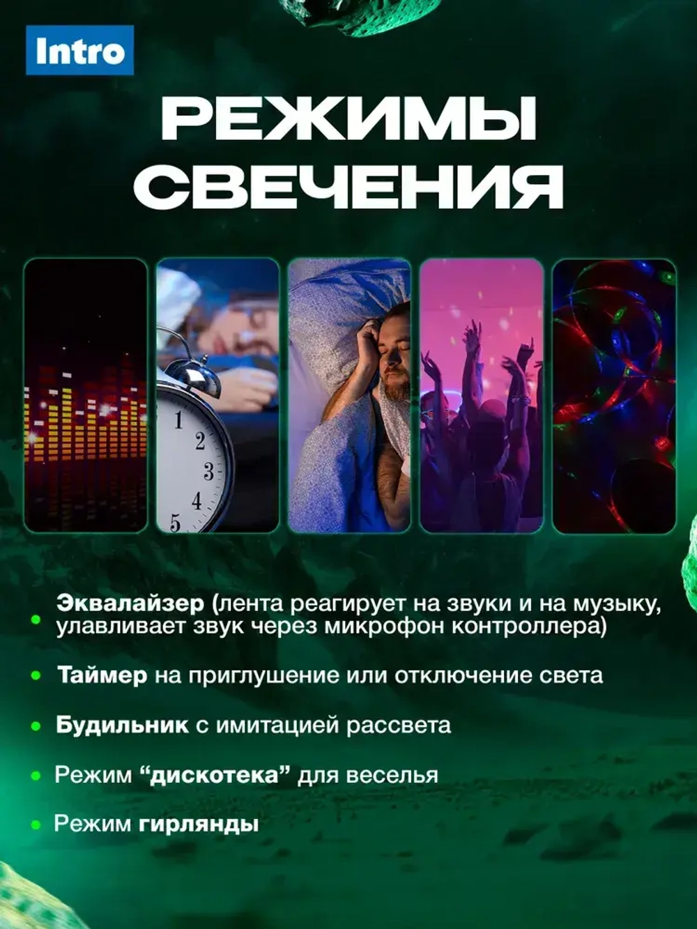 Светодиодная лента RGB 24 В ЭРА 5050Kit умная с пультом и блоком питания, 15 м, 12 Вт