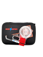 Компас звездочка, Москомпас Модель 9C и Чехол для компаса и ЧИПа (Футляр подарочный)