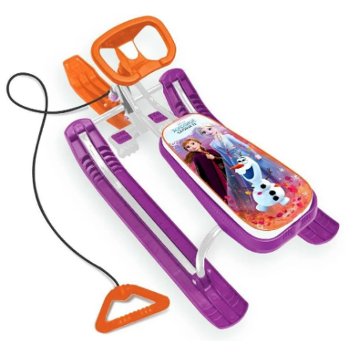 Снегокат Nika Холодное сердце 2 CF1 белый/фиолетовый