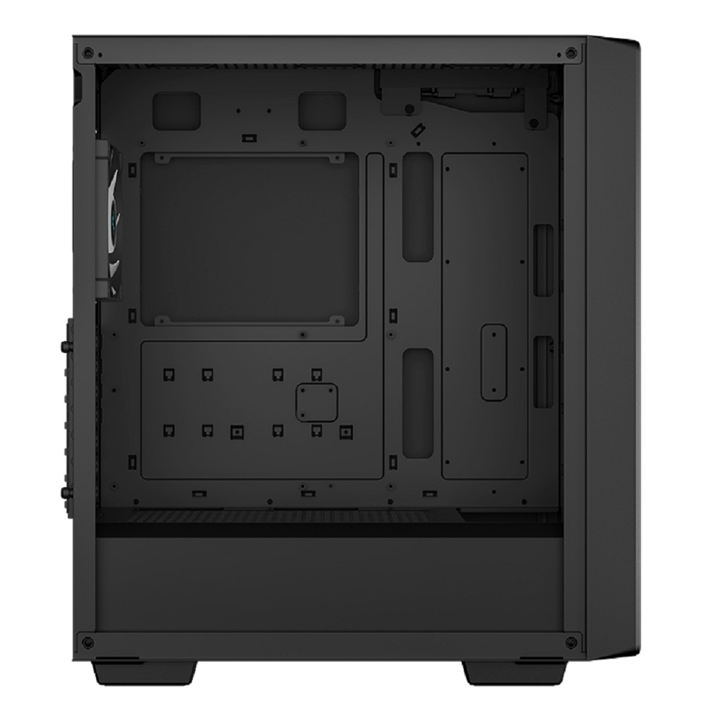Корпус Deepcool CC560 ARGB V2 без БП, боковое окно (закаленное стекло), 3x120мм ARGB LED вентилятор спереди и 1x120мм ARGB LED вентилятор сзади, черный, ATX
