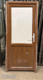 Дверь пластиковая входная Б/У 2000(в) x 900(ш)