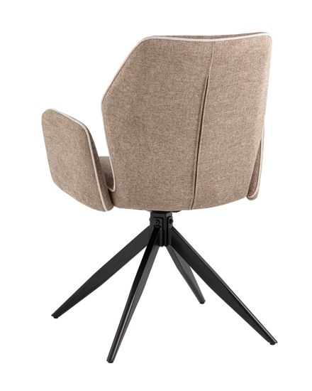 Стул обеденный Dorn коричневая ткань поворотный