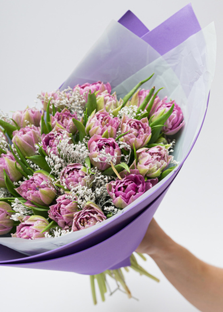 Букет из тюльпанов 8М L #5