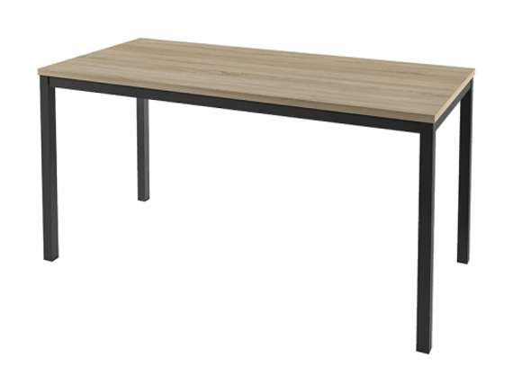 Стол 1500х700 на металлокаркасе Lite IL-32-02 Дуб Сонома/Антрацит