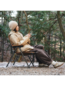 Кресло туристическое Naturehike складное, коричневое, до 120 кг