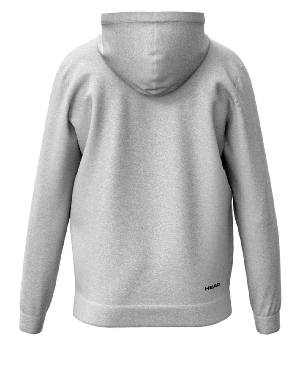 Мужская теннисная кофта Head Club Original Hoodie FZ - серый