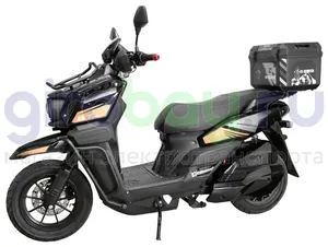 Электроскутер GT Tank 3000W (72V/60Ah) - Чёрный с кофром, обновленная версия фото №1