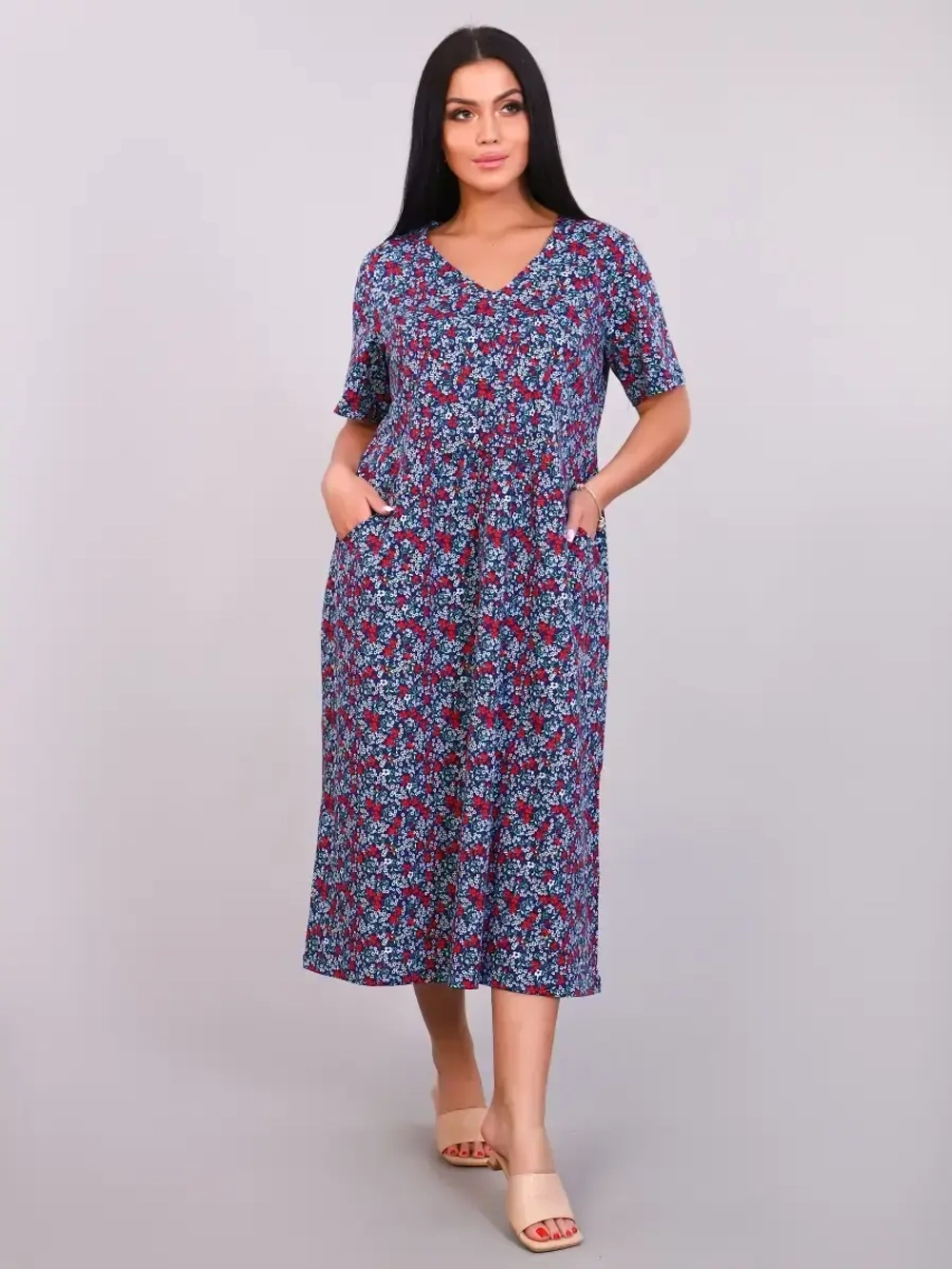 Платье бохо большие размеры