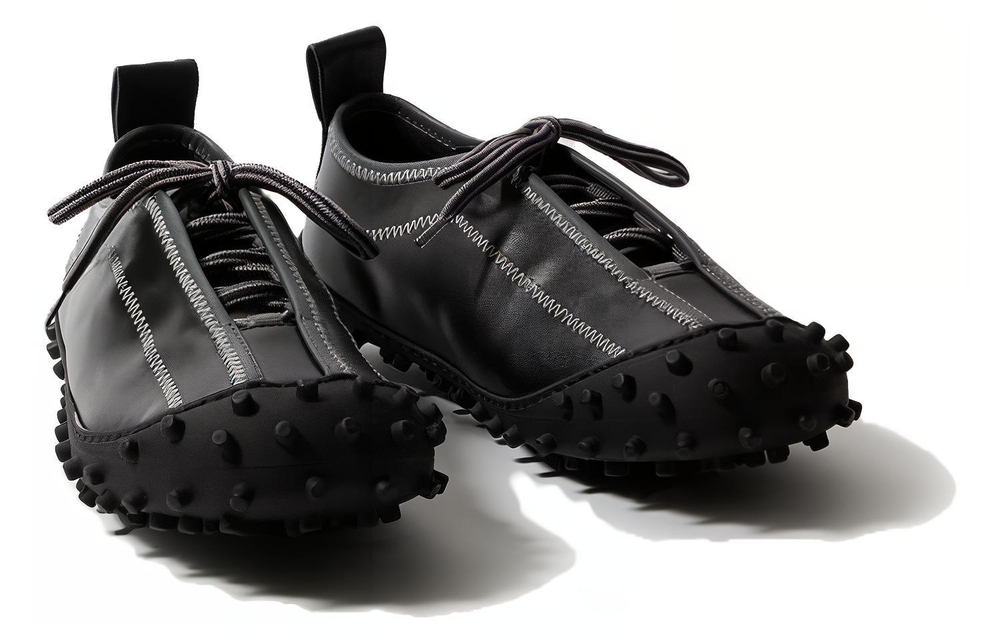 Sunnei Decorative-stitching Round-toe Sneakers