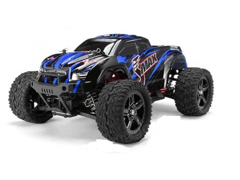 Радиоуправляемая машина REMO HOBBY SMAX 100% Влагозащита 4WD 2.4G 1:16 цвет СИНИЙ