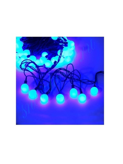 Гирлянда светодиодная "Шарики" 100LED син. 2.4см наружняя соединяемая до 3мод. SHLights 4690601004321