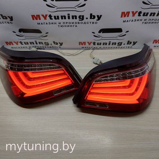 Задние фонари для BMW 5 E60 LCI (07-10) LED красные светлые
