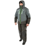 Зимний мужской костюм-поплавок ХСН Rescuer III NEW -45 (Hardguard) Серый (Зеленые молнии)