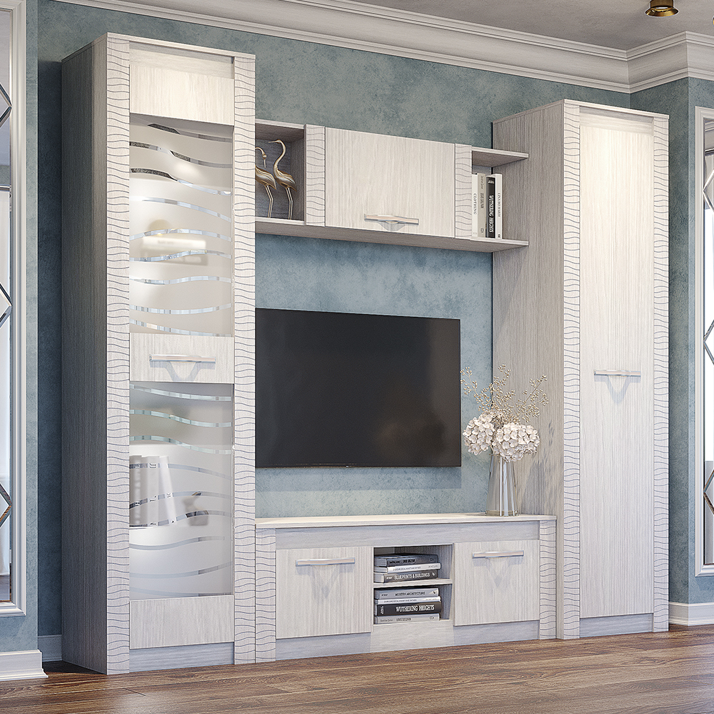 Пенал Монако ПН-20 ясень белый