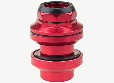 Рулевая колонка, 1, резьбовая, для FIX, Road алюм, промподш, красная.H671