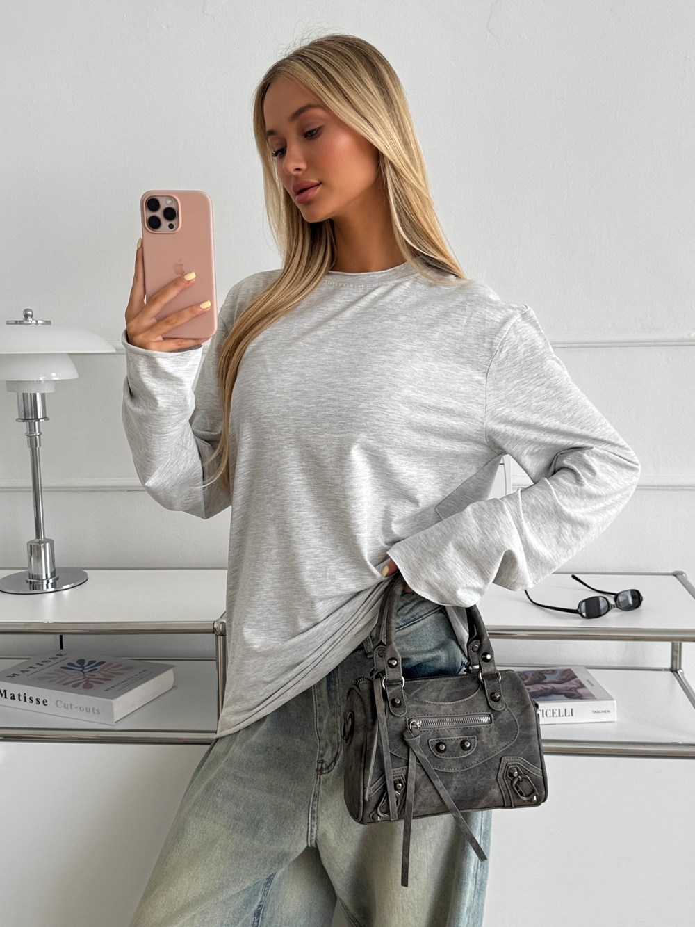 Лонгслив оверсайз