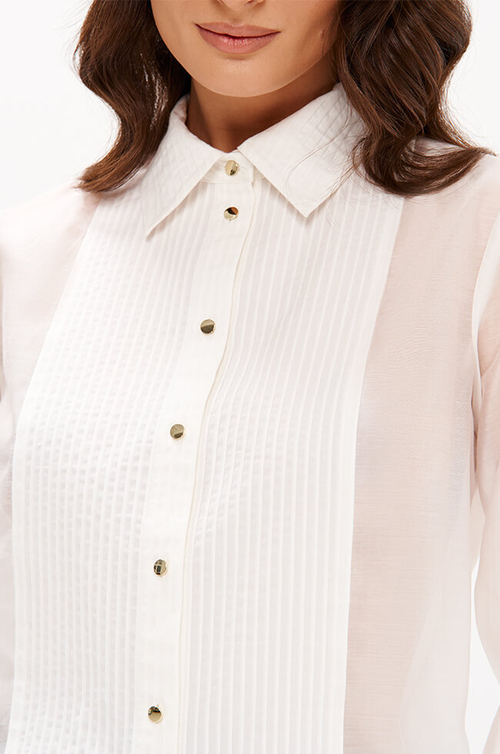 23363 Блузка женская (молочный)