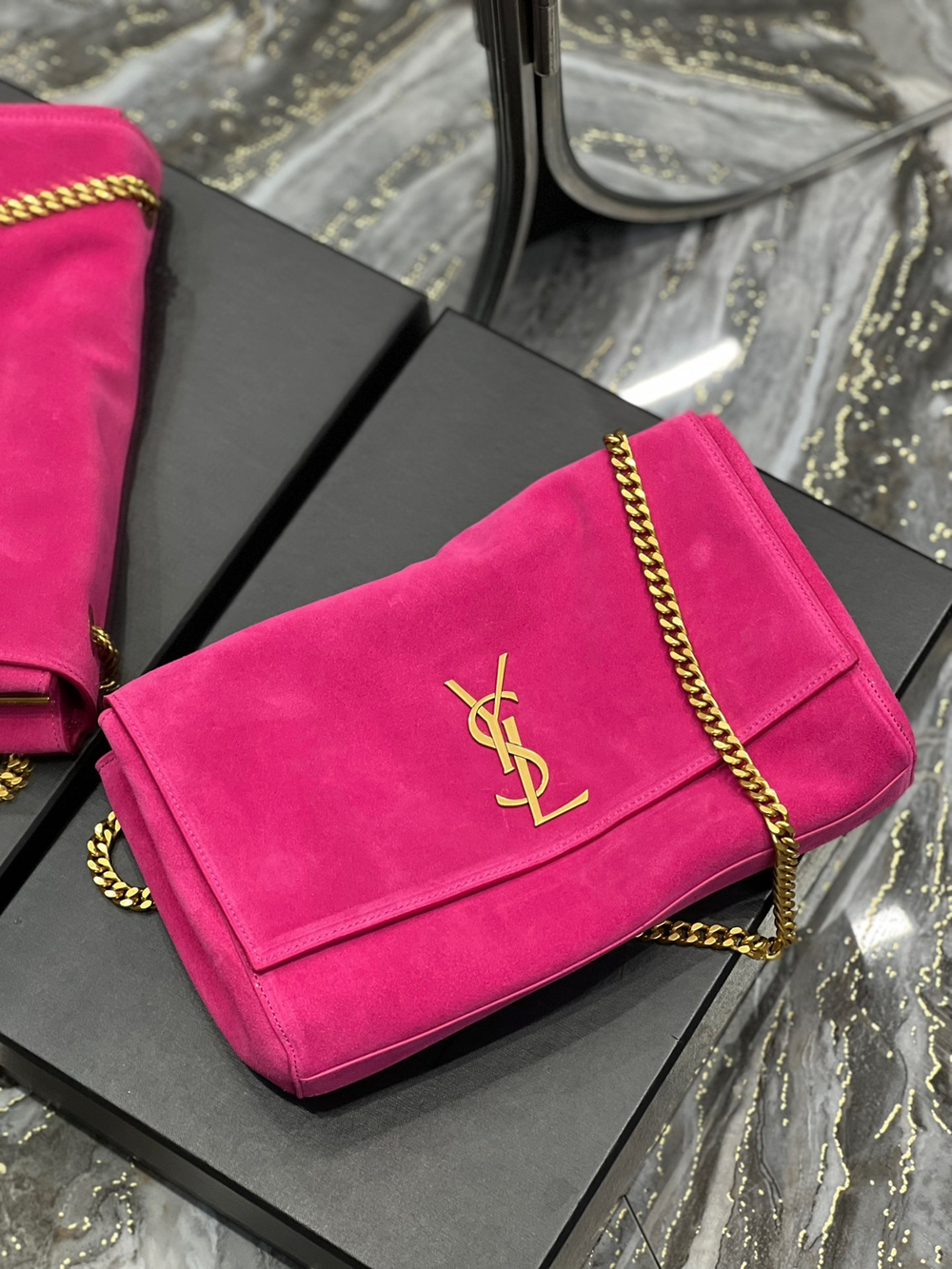 Saint Laurent Kate Medium Reversible Chain Bag 28 cm
