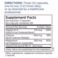 Metabolic Maintenance® Cal/Mag Plus with Vitamin D and K2 MK-7