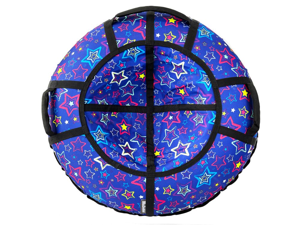 Тюбинг Hubster Люкс Pro S Звезды синие