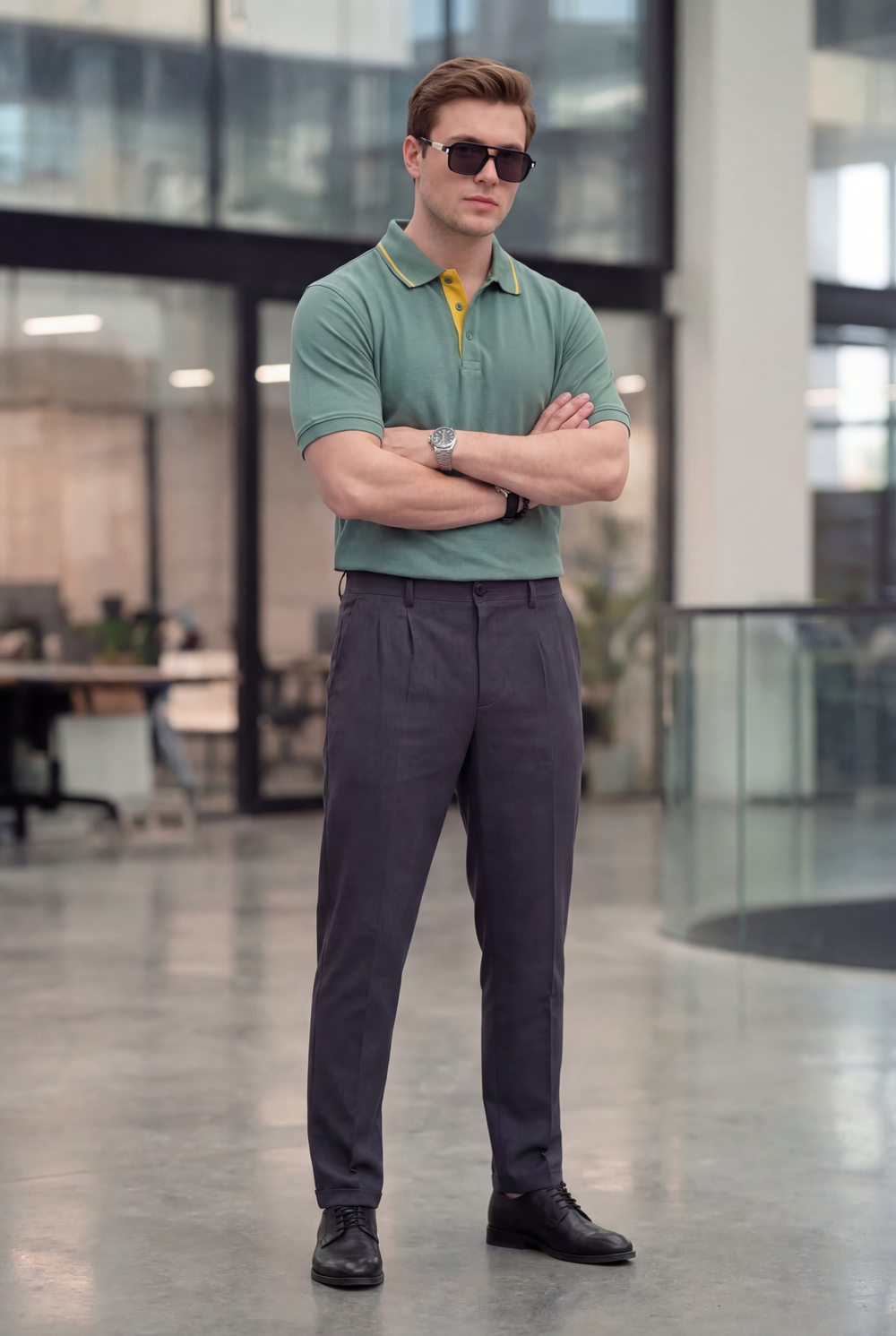 Футболка поло мужская 14457