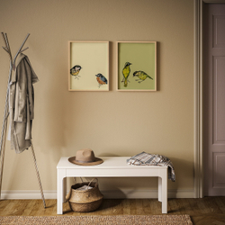 IKEA BILD  (ИКЕА БИЛД)  -  Плакат, Городские птицы II, 40x50 см